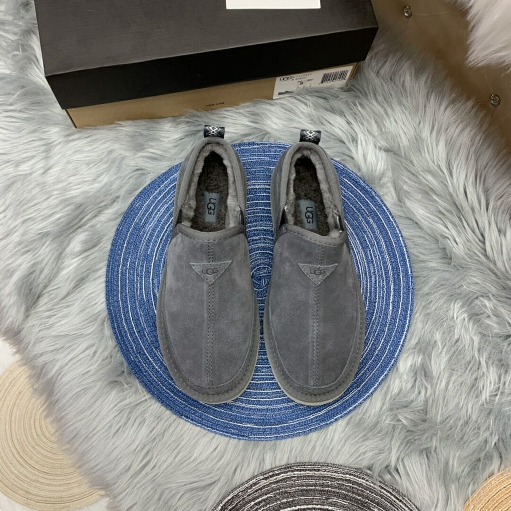 Gray Men's Slip-On Low-Top Shoes – In Stock