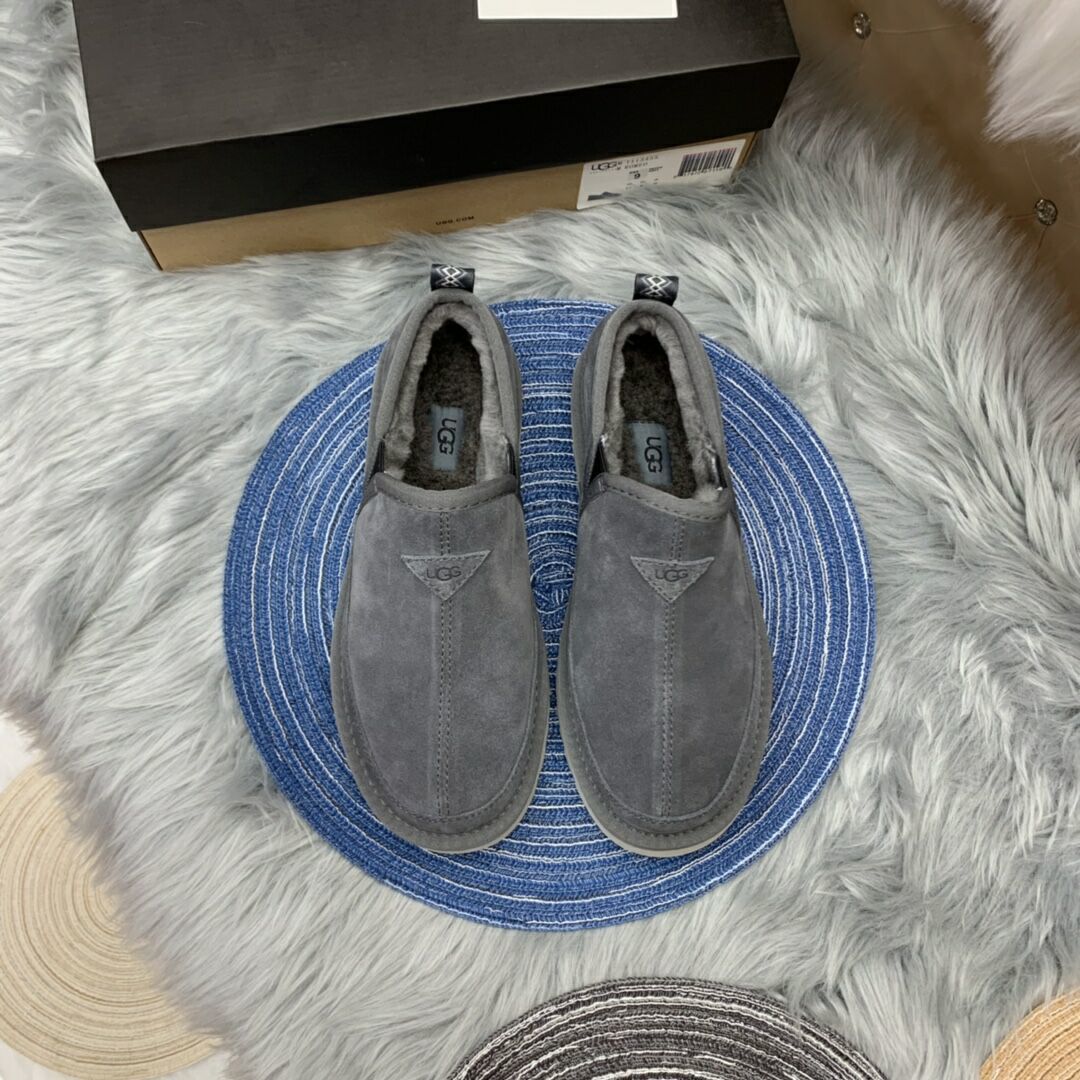 Gray Men's Slip-On Low-Top Shoes – In Stock