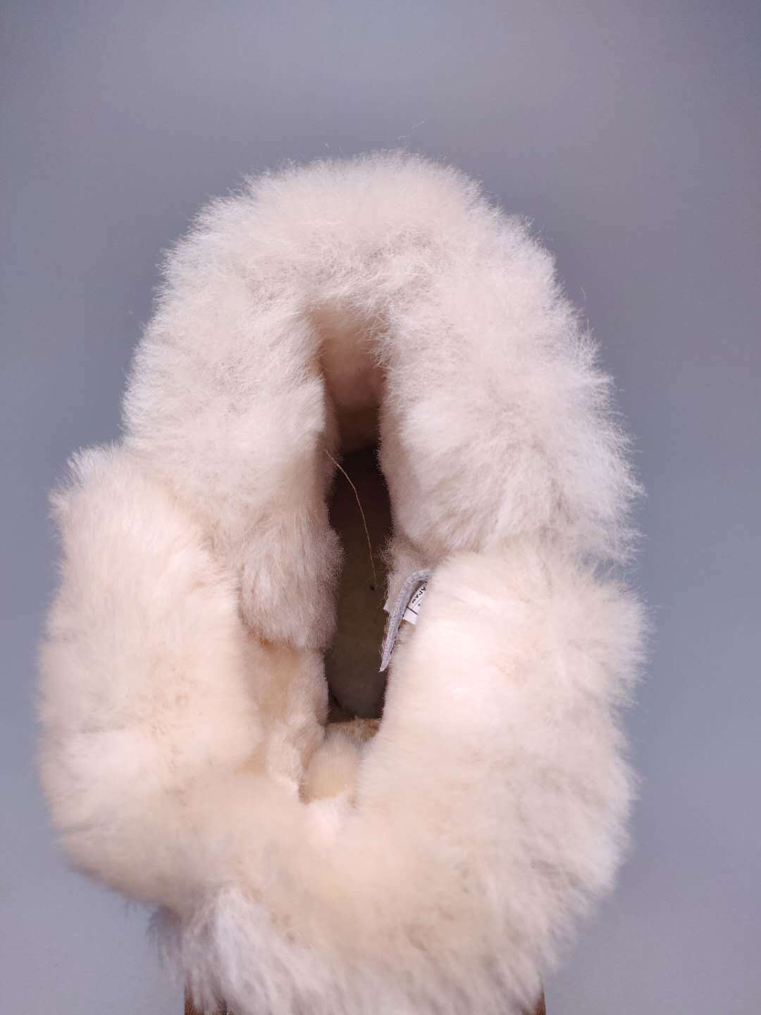 Chestnut Dior-Style Textured Fabric Boots – In Stock