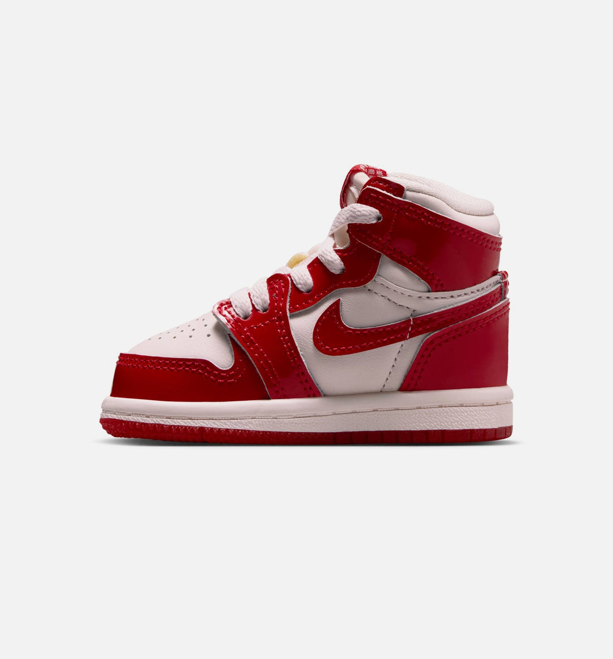 Air Jordan 1 Retro High OG 'Nails and Grails' - Infant/Toddler Lifestyle Sneaker (University Red/Metallic Silver)