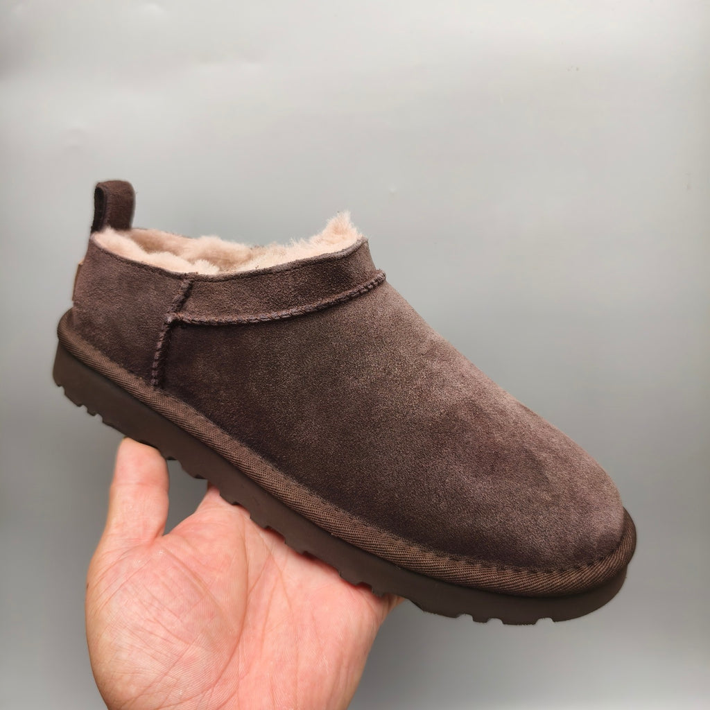 Chocolate Women's Classic Slip-On Shoes – In Stock
