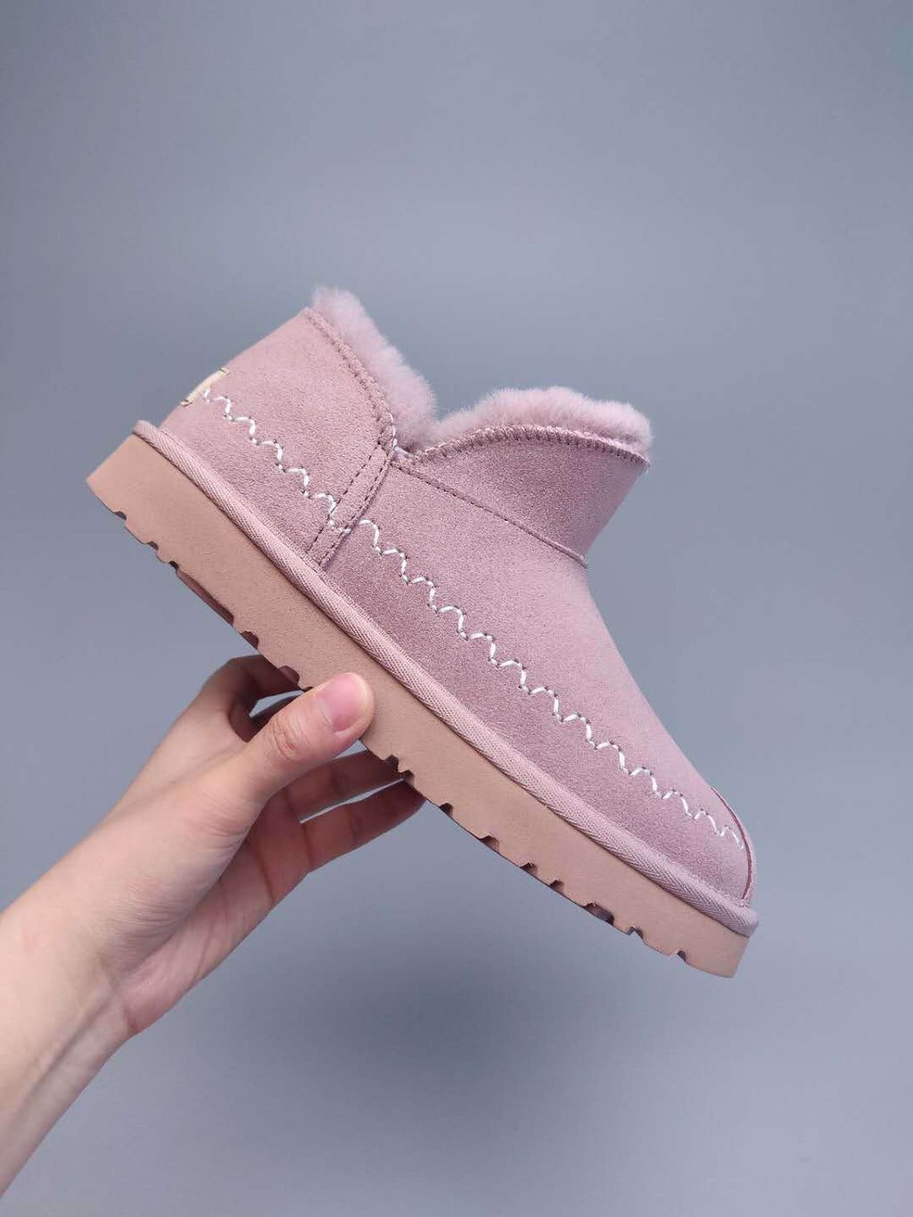 New Dusty Pink Ankle Boots – In Stock