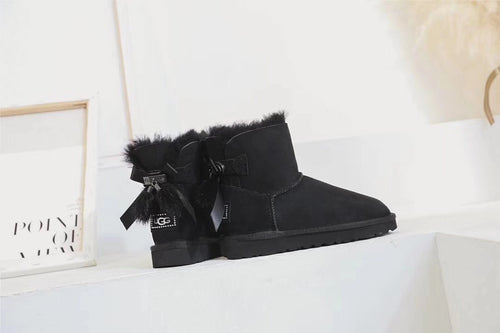 Black 3-in-1 Snow Boots