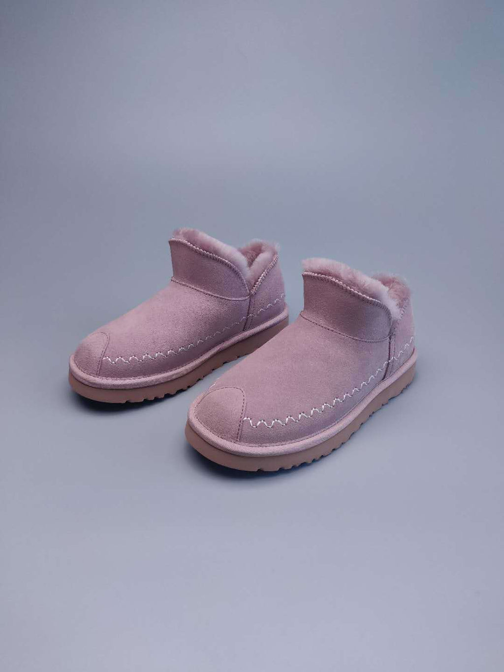 New Dusty Pink Ankle Boots – In Stock