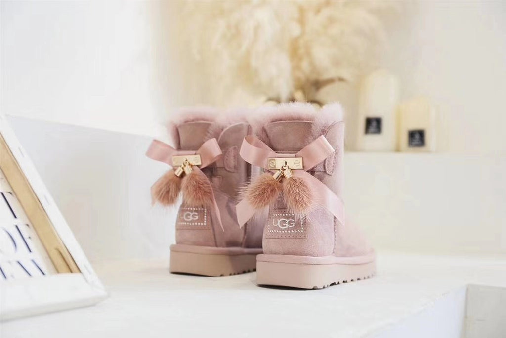 Dusk Pink 3-in-1 Snow Boots