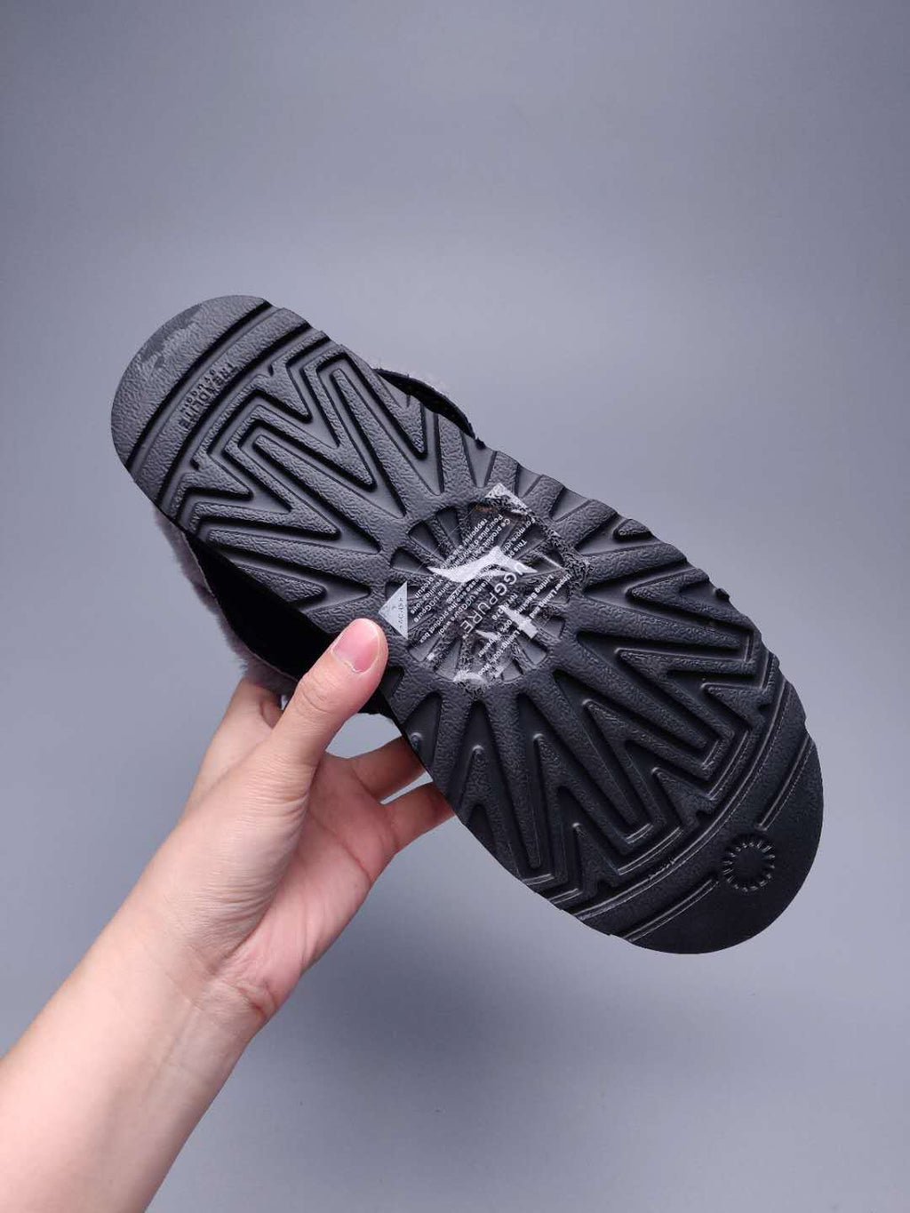Black Fluffy Trim Lace-Up Ankle Boots – In Stock