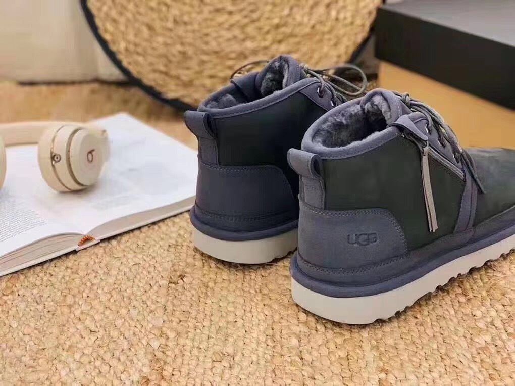 Dark Gray Neum Upgraded Zip Shoes – New Arrival
