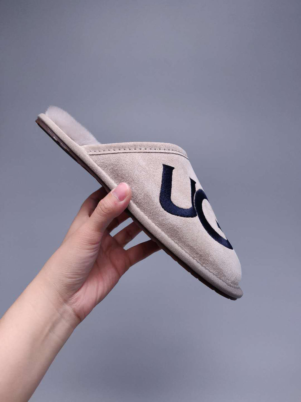 Gray G-Style Indoor Slippers – In Stock