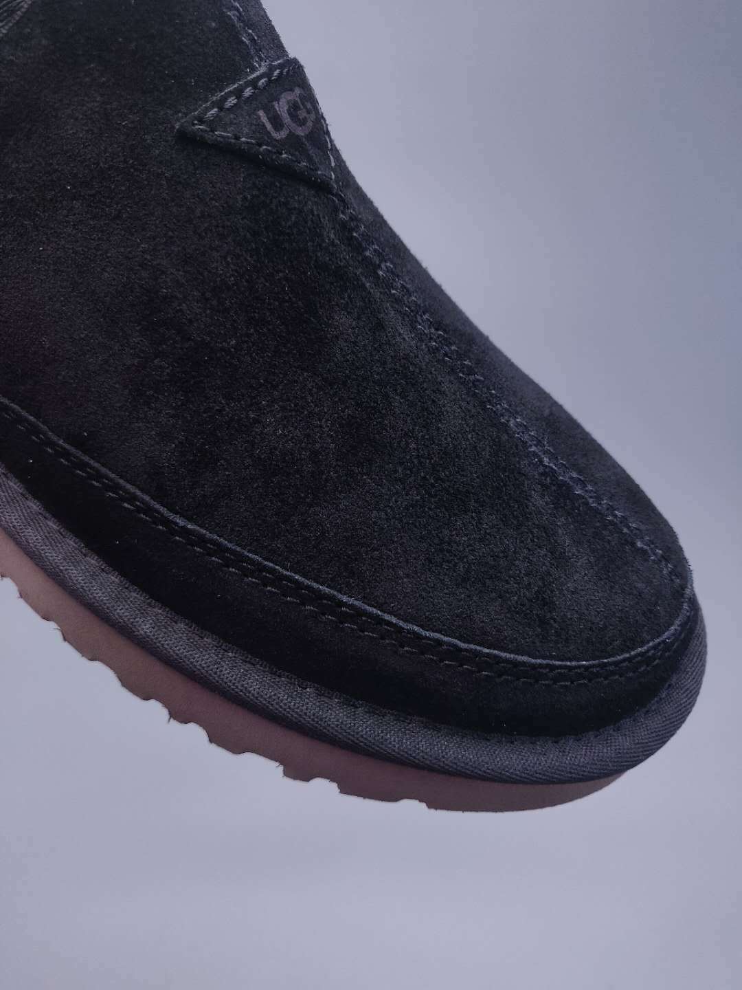 Black Men's Slip-On Low-Top Shoes – In Stock