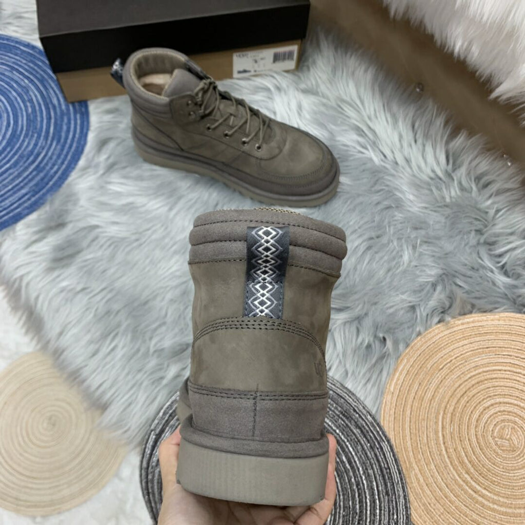 Gray Men's Casual Lace-Up Shoes – In Stock