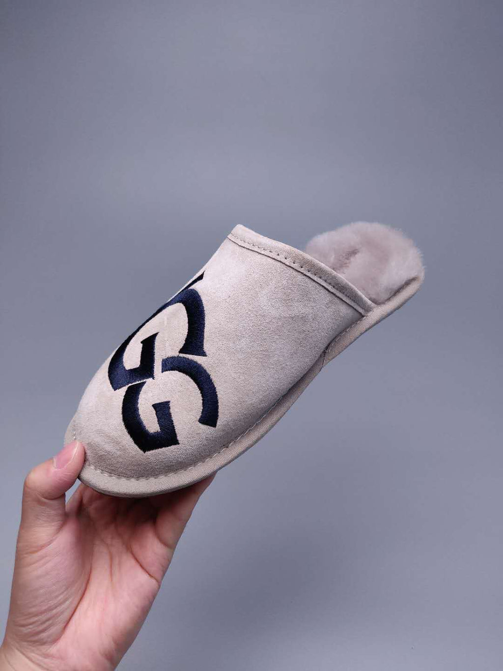 Gray G-Style Indoor Slippers – In Stock