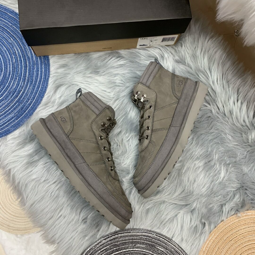 Gray Men's Casual Lace-Up Shoes – In Stock