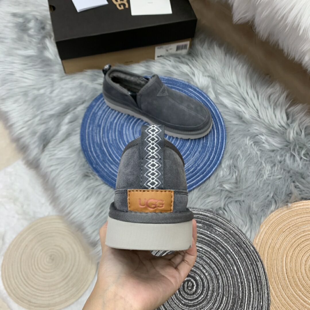 Gray Men's Slip-On Low-Top Shoes – In Stock