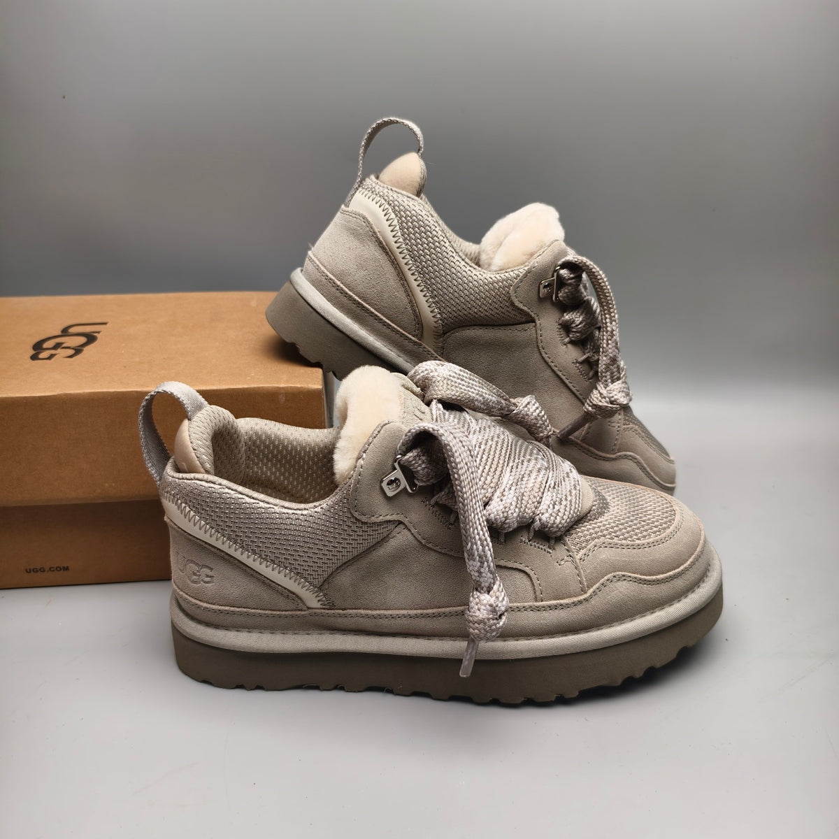 Gray Couple Mesh Sport Casual Shoes – In Stock