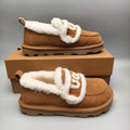 Chestnut Full-Wrap Big Logo Casual Shoes – In Stock