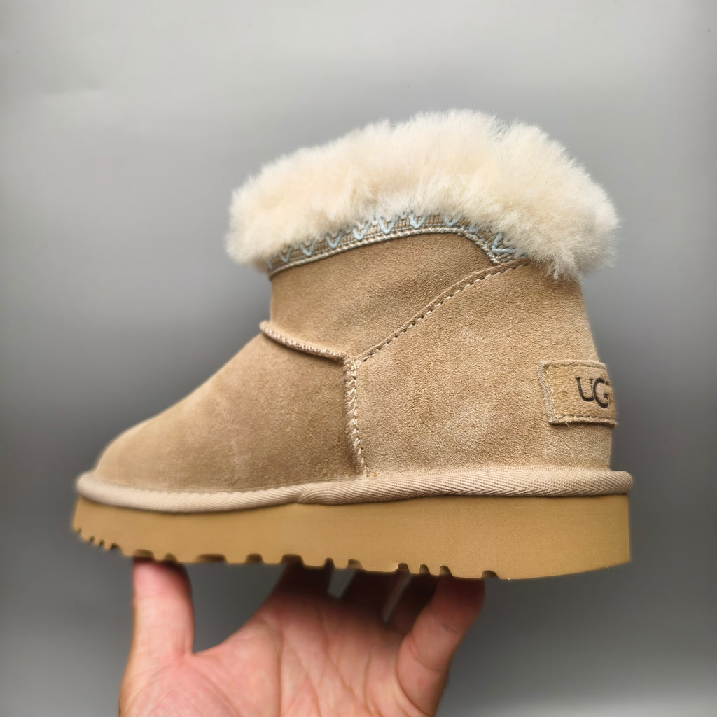 Sand Ethnic Style Low-Top Casual Shoes – In Stock