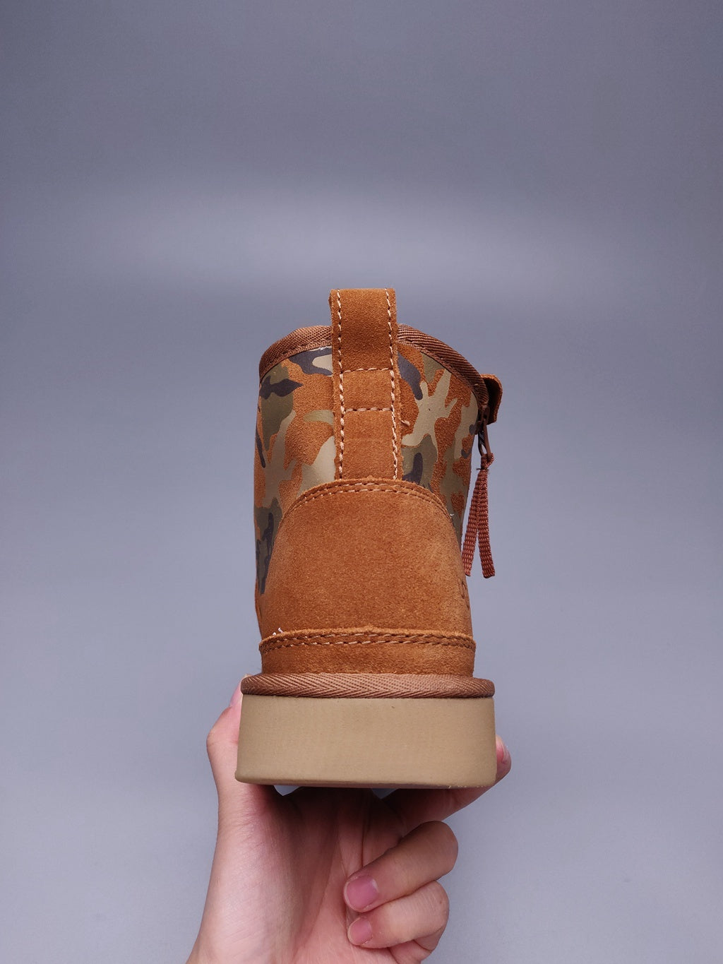 Chestnut Camo Color-Block Men's Shoes – In Stock