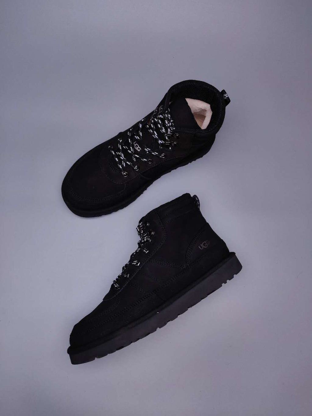 Black Men's Casual Lace-Up Shoes – In Stock