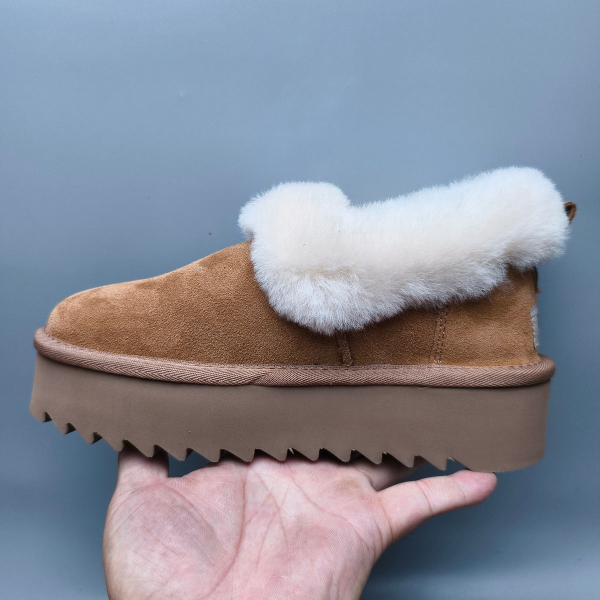 Chestnut Thick-Sole Casual Shoes – In Stock