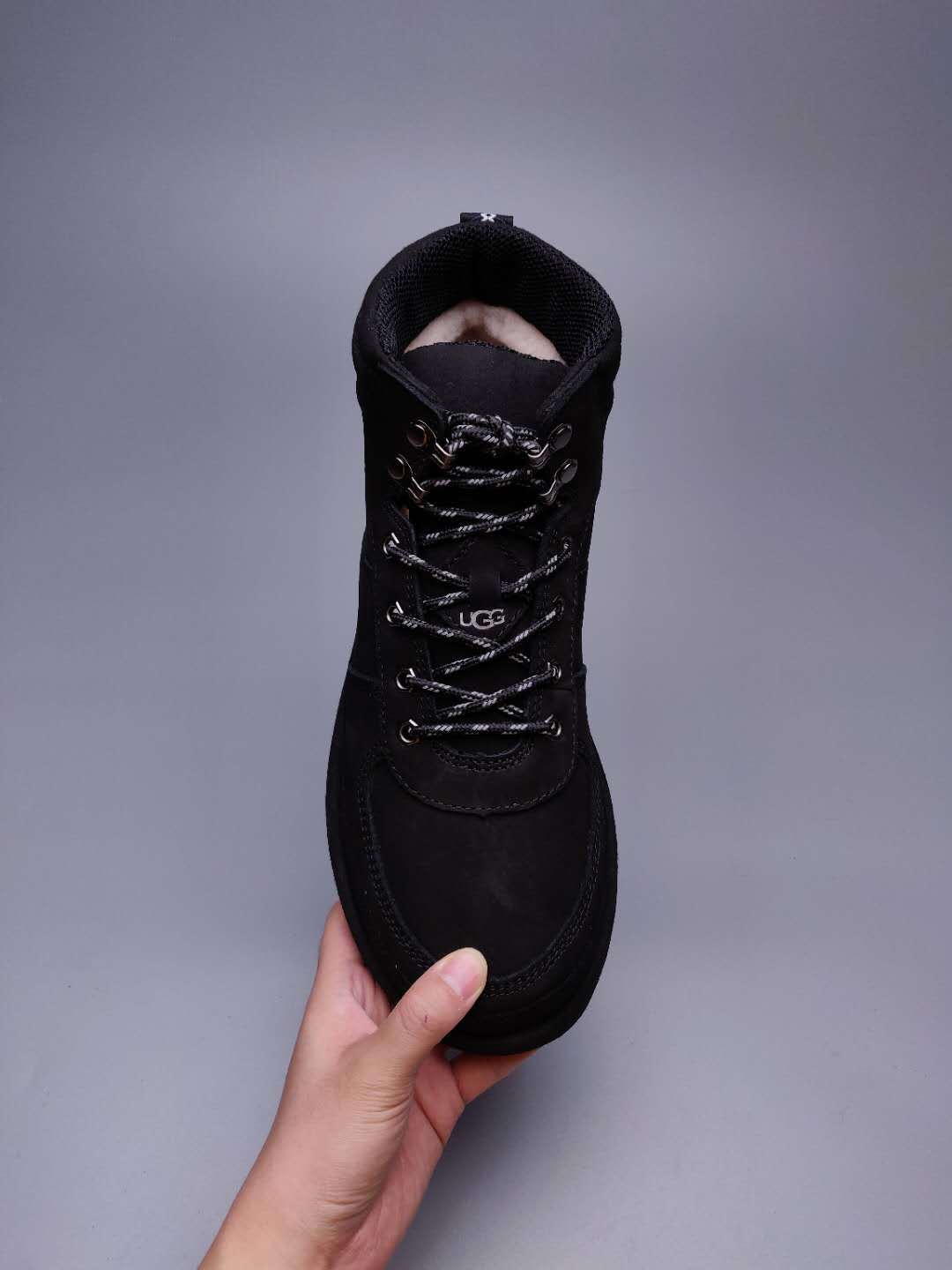 Black Men's Casual Lace-Up Shoes – In Stock