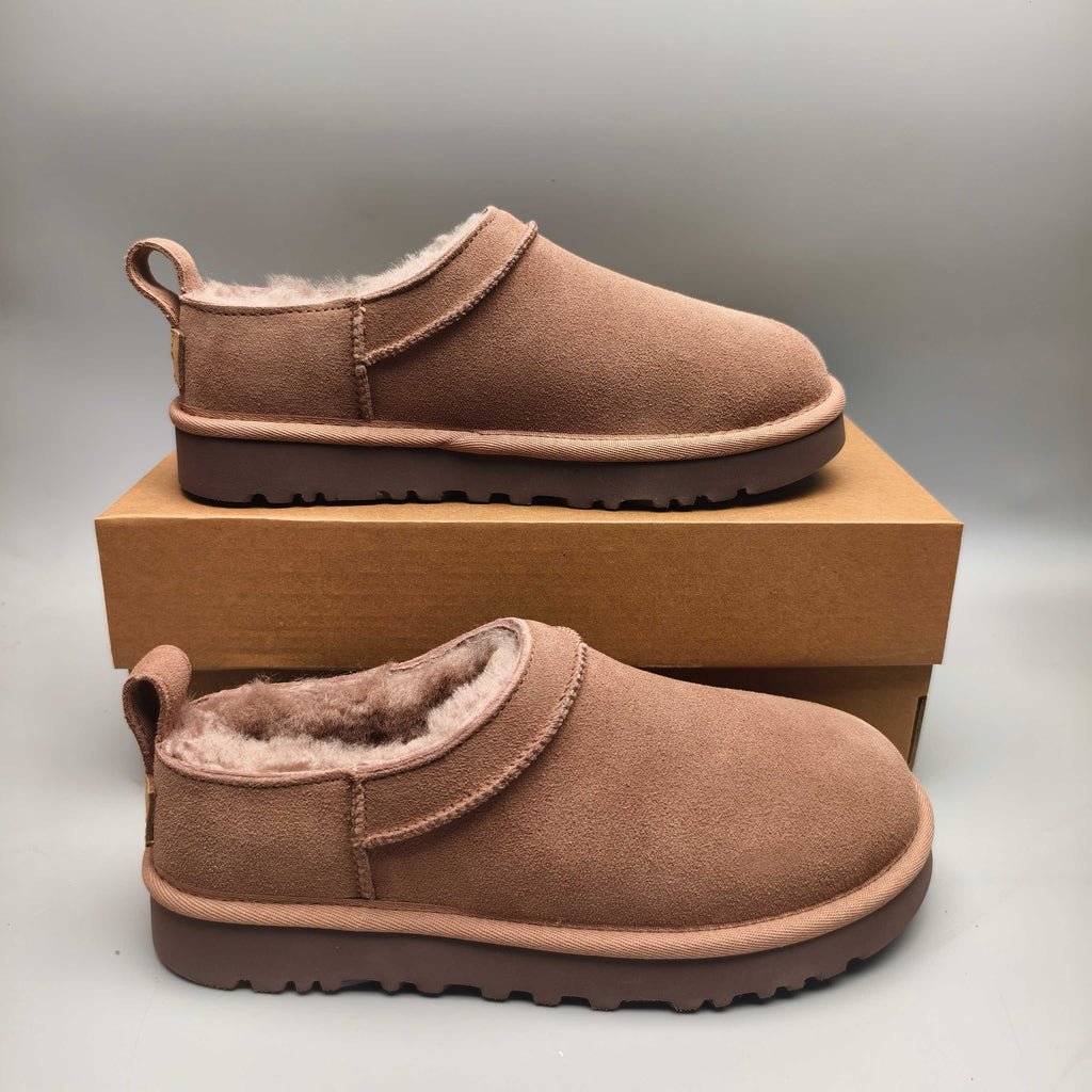 Mist Pink Women's Classic Slip-On Shoes – In Stock