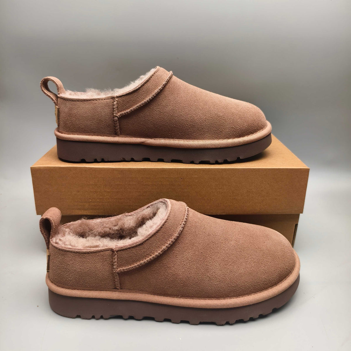 Mist Pink Women's Classic Slip-On Shoes – In Stock