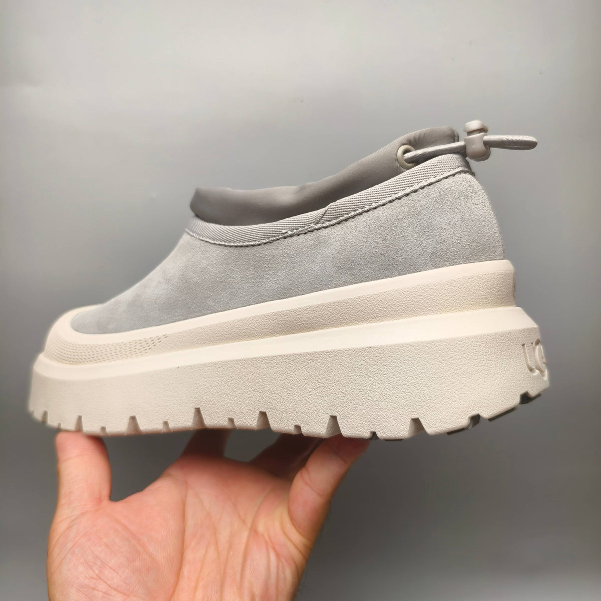 Light Gray Slip-On Trendy Casual Shoes – In Stock