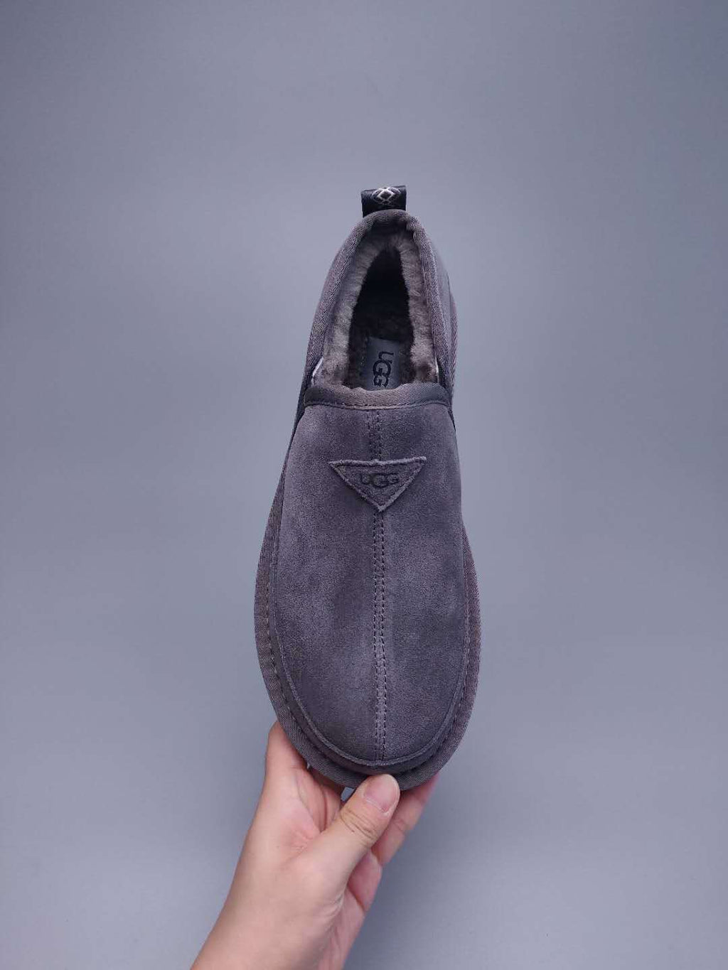 Gray Men's Slip-On Low-Top Shoes – In Stock