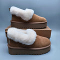 Chestnut Thick-Sole Casual Shoes – In Stock