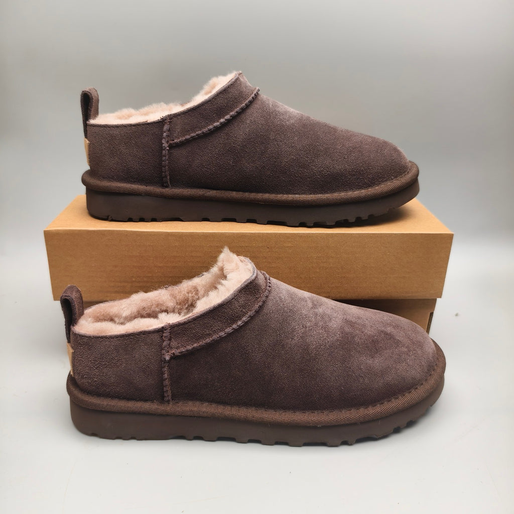 Chocolate Women's Classic Slip-On Shoes – In Stock