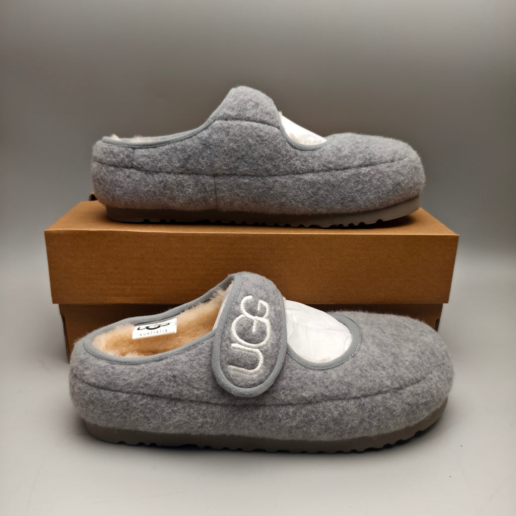 Gray Mary Jane Ultra-Light Casual Shoes – In Stock