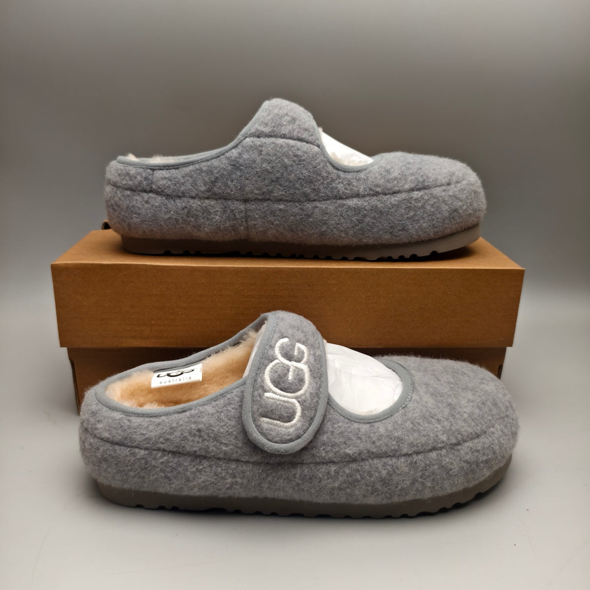 Gray Mary Jane Ultra-Light Casual Shoes – In Stock