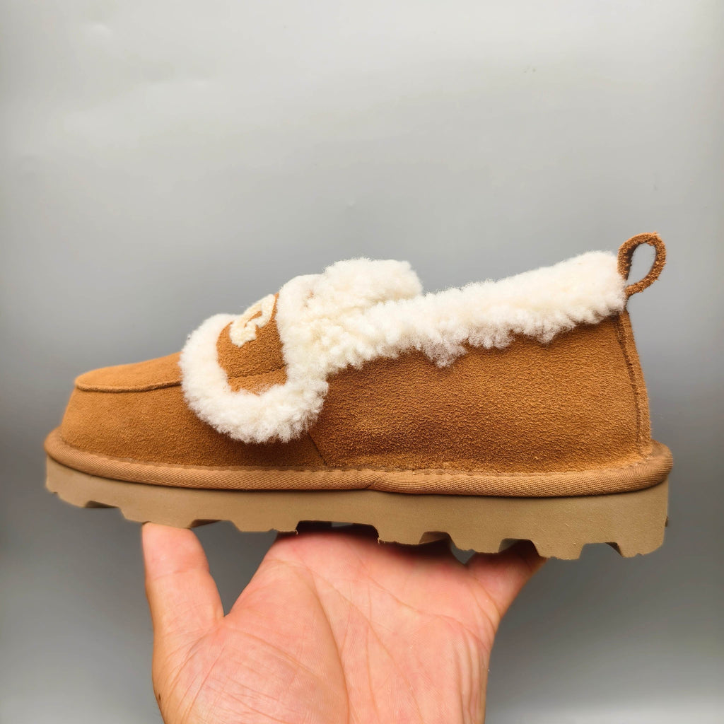 Chestnut Full-Wrap Big Logo Casual Shoes – In Stock