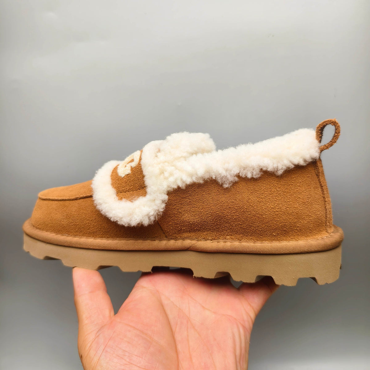 Chestnut Full-Wrap Big Logo Casual Shoes – In Stock
