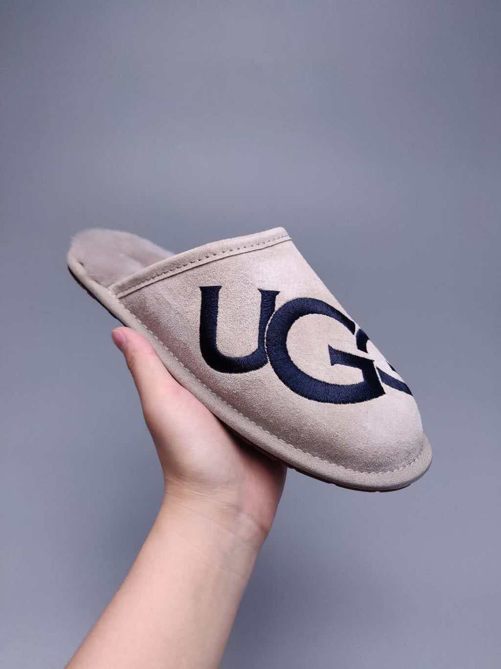 Gray G-Style Indoor Slippers – In Stock