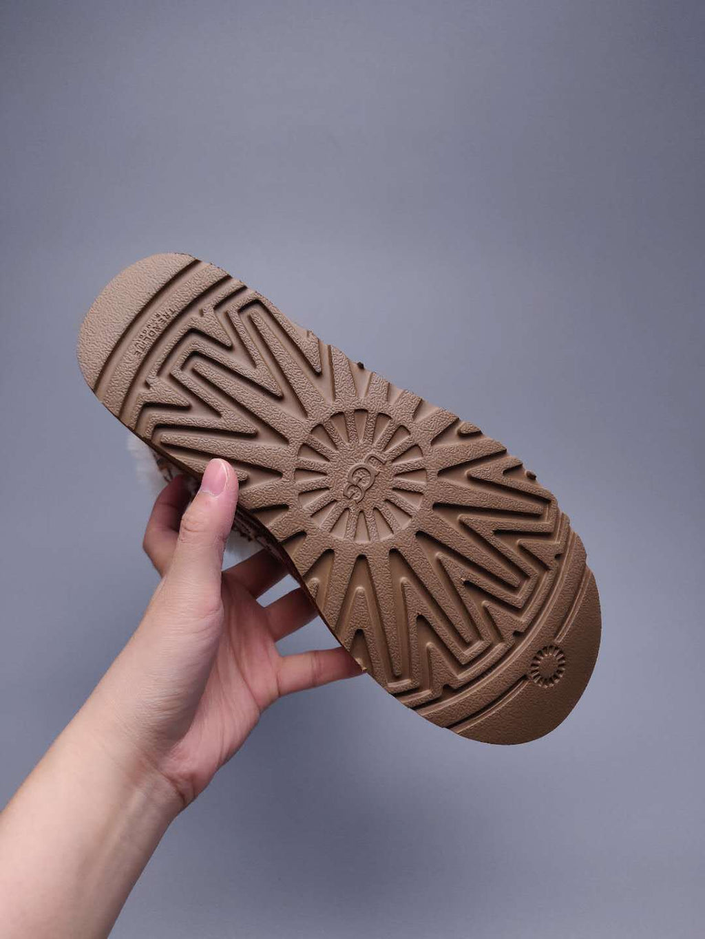Chestnut Dior-Style Textured Fabric Boots – In Stock