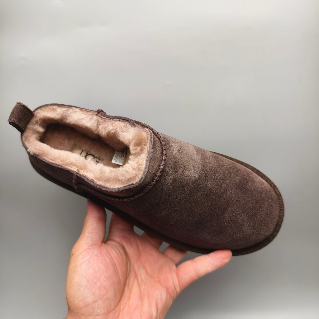 Chocolate Women's Classic Slip-On Shoes – In Stock