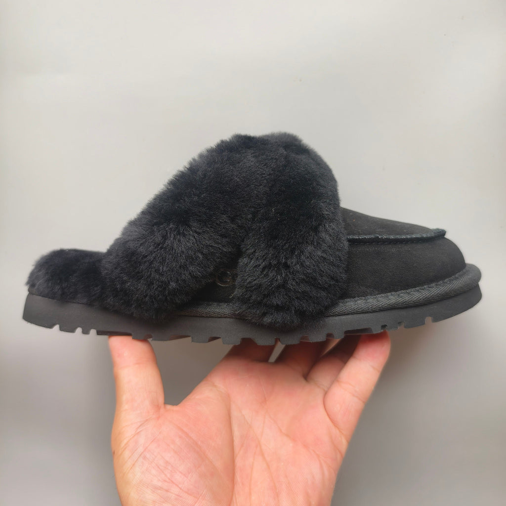 Black Casual Home Slippers – In Stock