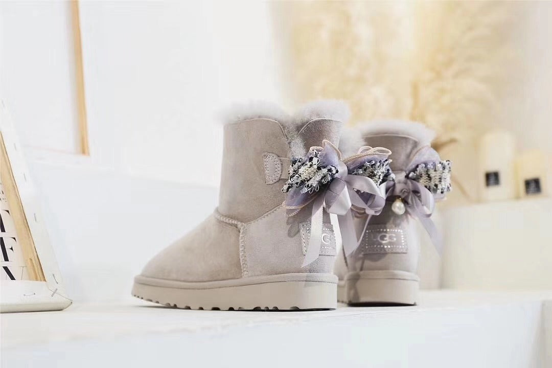 Diamond Gray 3-in-1 Snow Boots