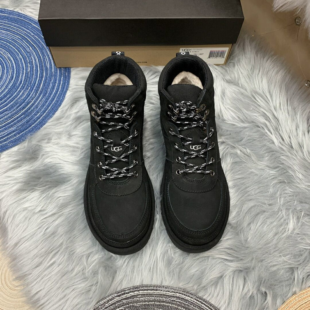 Black Men's Casual Lace-Up Shoes – In Stock