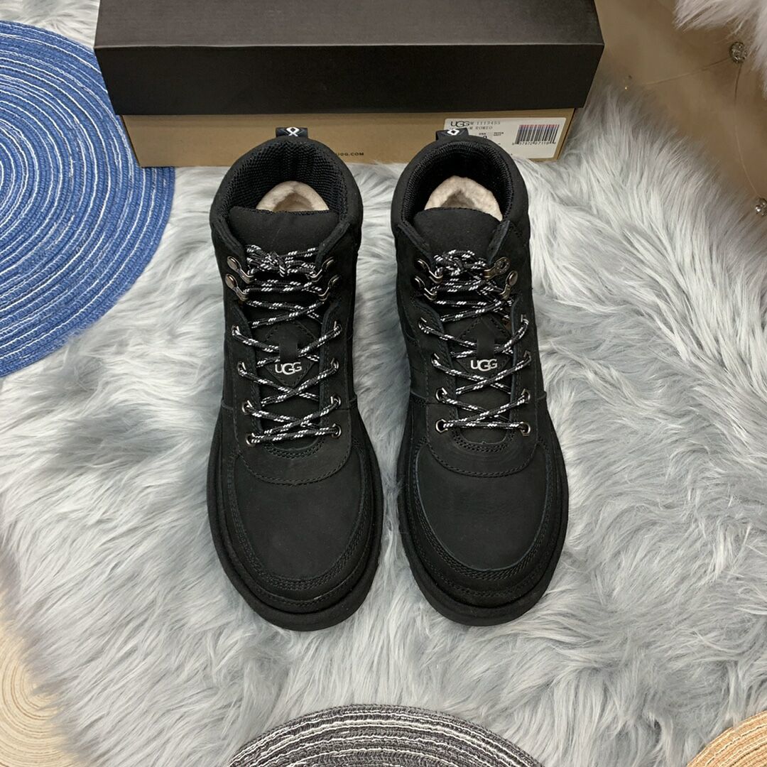 Black Men's Casual Lace-Up Shoes – In Stock