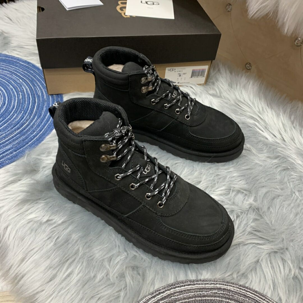 Black Men's Casual Lace-Up Shoes – In Stock