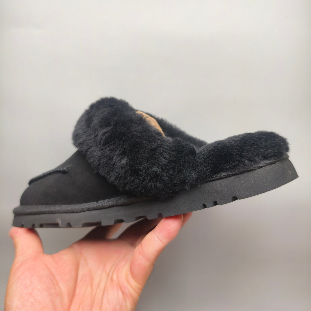 Black Casual Home Slippers – In Stock