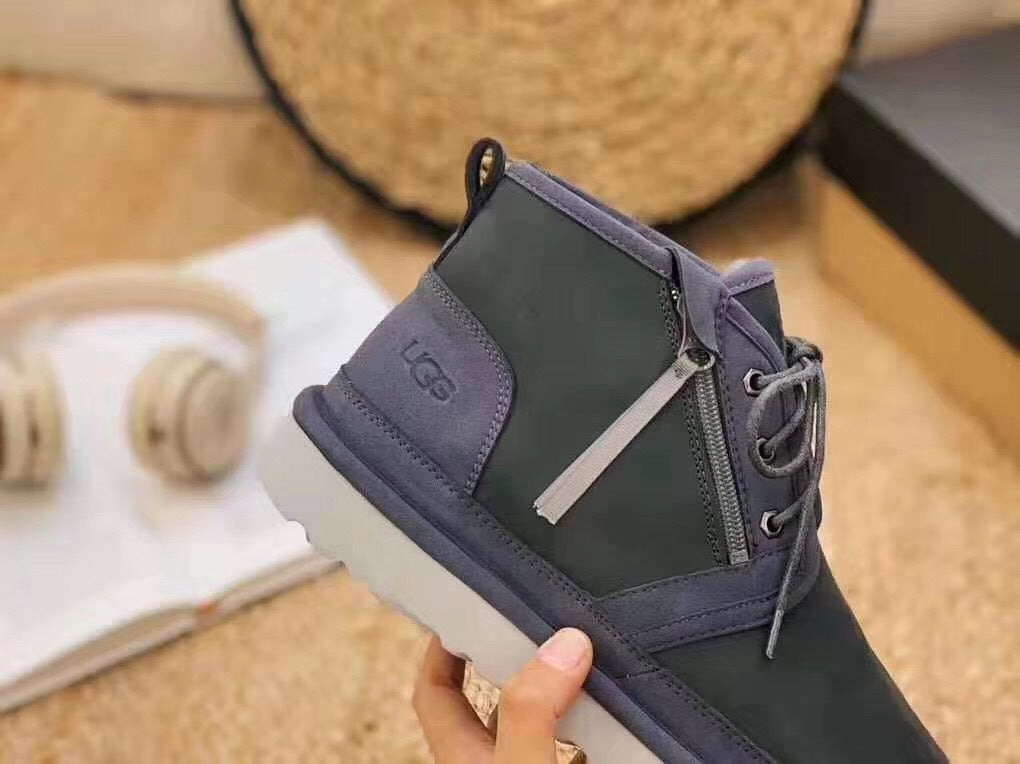 Dark Gray Neum Upgraded Zip Shoes – New Arrival