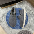 Gray Men's Slip-On Low-Top Shoes – In Stock