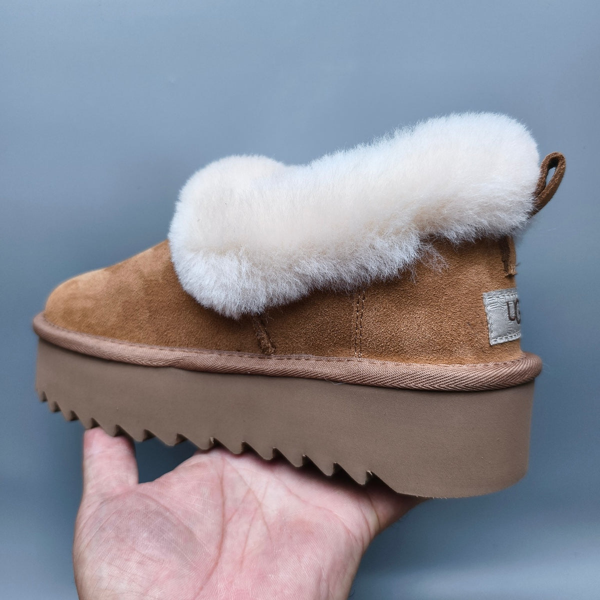Chestnut Thick-Sole Casual Shoes – In Stock