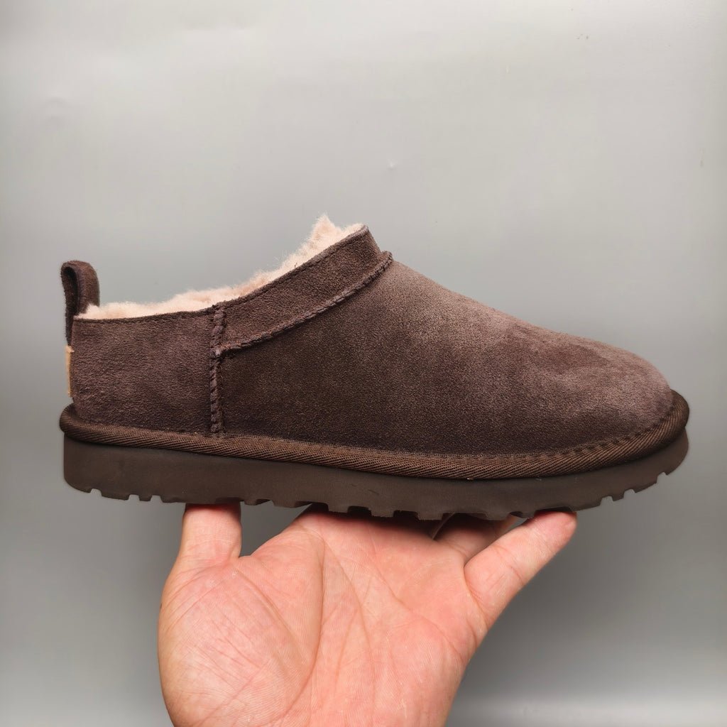 Chocolate Women's Classic Slip-On Shoes – In Stock