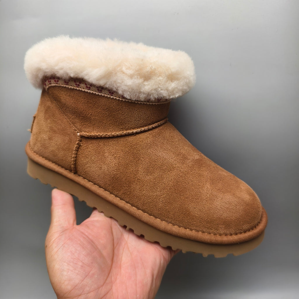 Chestnut Ethnic Style Low-Top Casual Shoes – In Stock