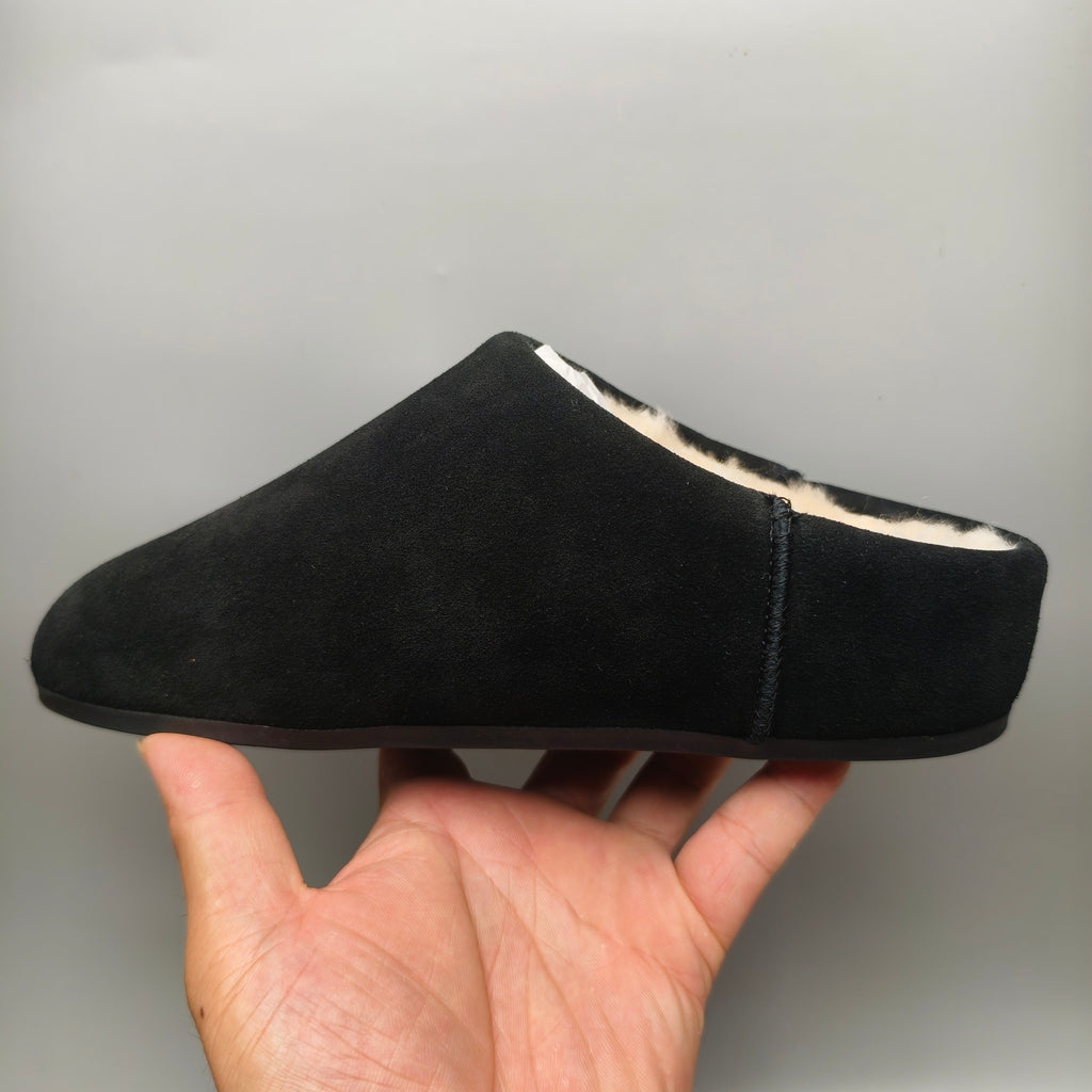 Black Slip-On Casual Home Shoes – In Stock