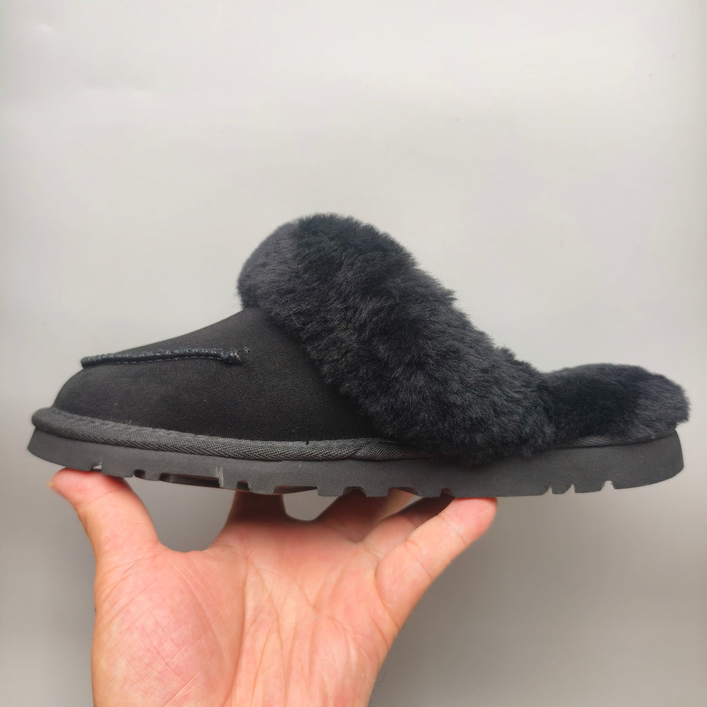 Black Casual Home Slippers – In Stock